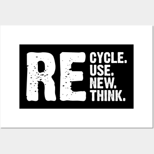 Recycle. Reuse. Renew, Rethink. v2 Posters and Art